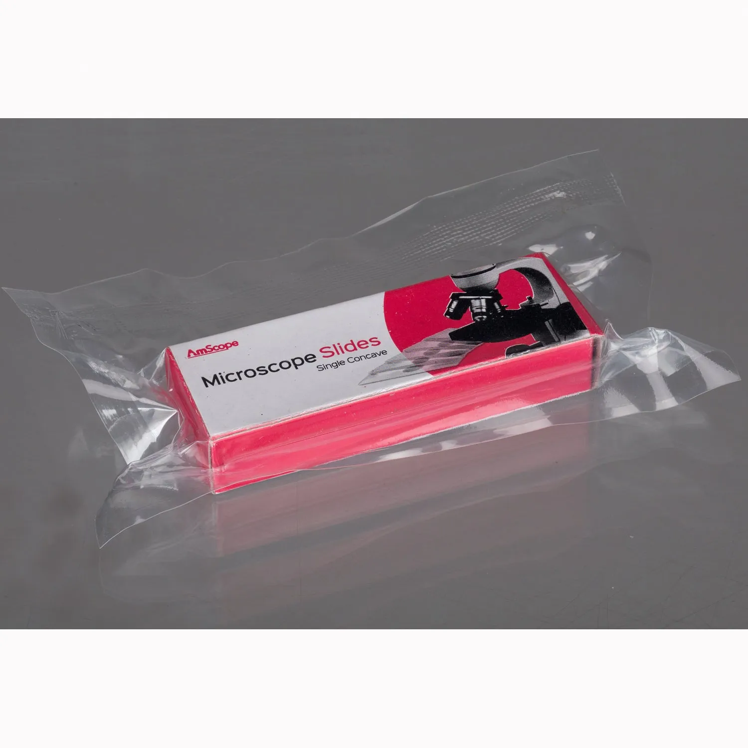 AmScope 72 Pre-Cleaned Blank Plate Microscope Slides and 12 Single Depression Concave Slides   100 Coverslips