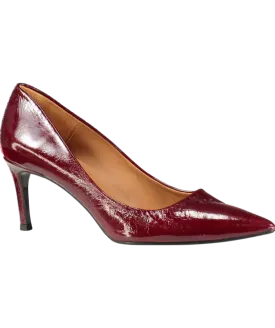 billi bi Dark Red Patent With A Pointy Toe The Stiletto Heel UK 7 EU 40 👠