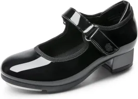 DREAM PAIRS Girls Tap Shoes Easy Strap Dance Shoes Girls Mary Jane Flats for Toddler/Little Kid/Big Kid