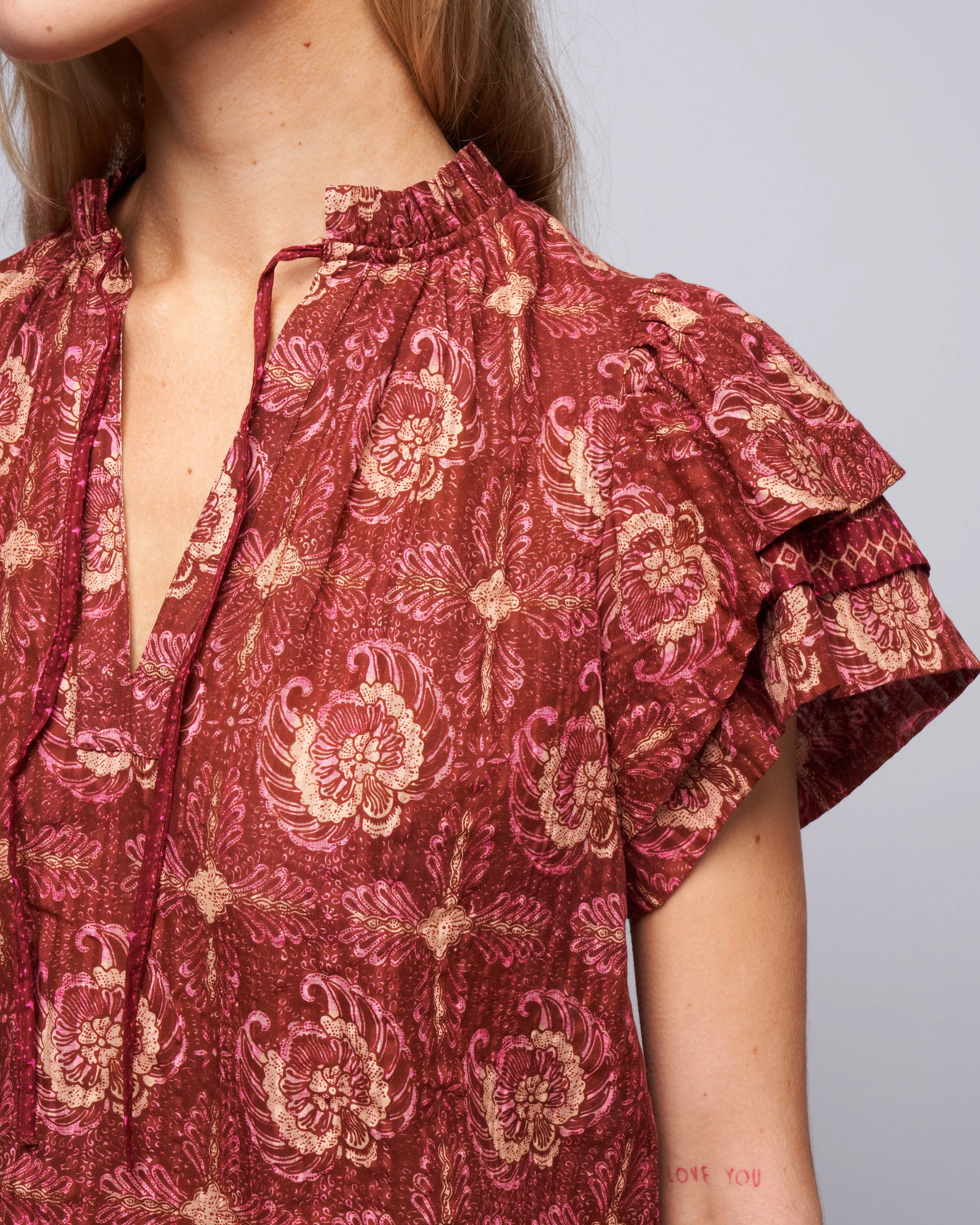 lilli top - amaranthus