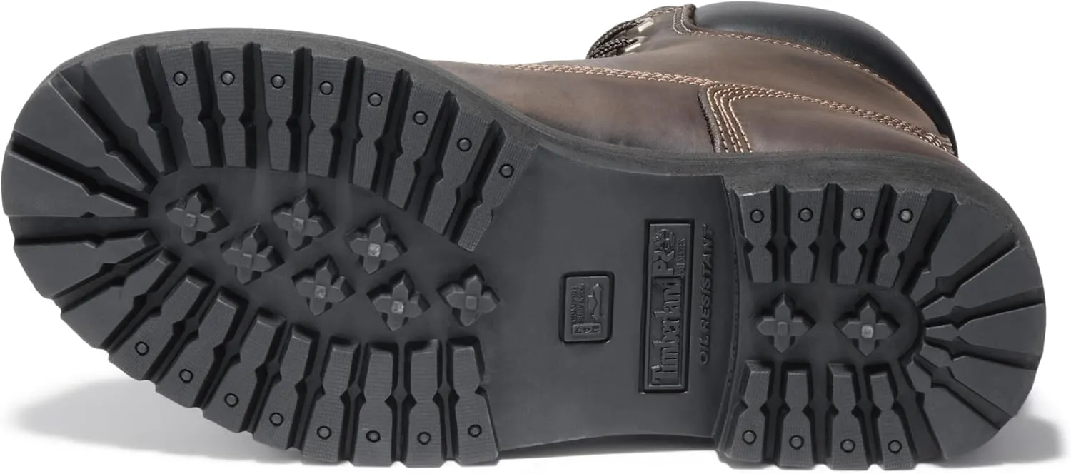 Timberland PRO Men's Direct Attach 6 Inch Steel Safety Toe Insulated Waterproof Work Boot