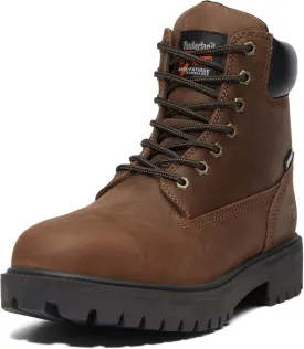 Timberland PRO Men's Direct Attach 6 Inch Steel Safety Toe Insulated Waterproof Work Boot