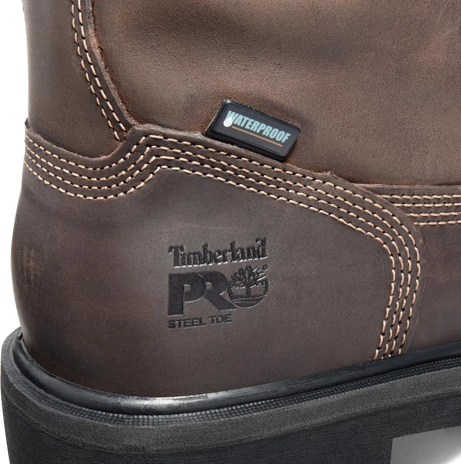 Timberland PRO Men's Direct Attach 6 Inch Steel Safety Toe Insulated Waterproof Work Boot