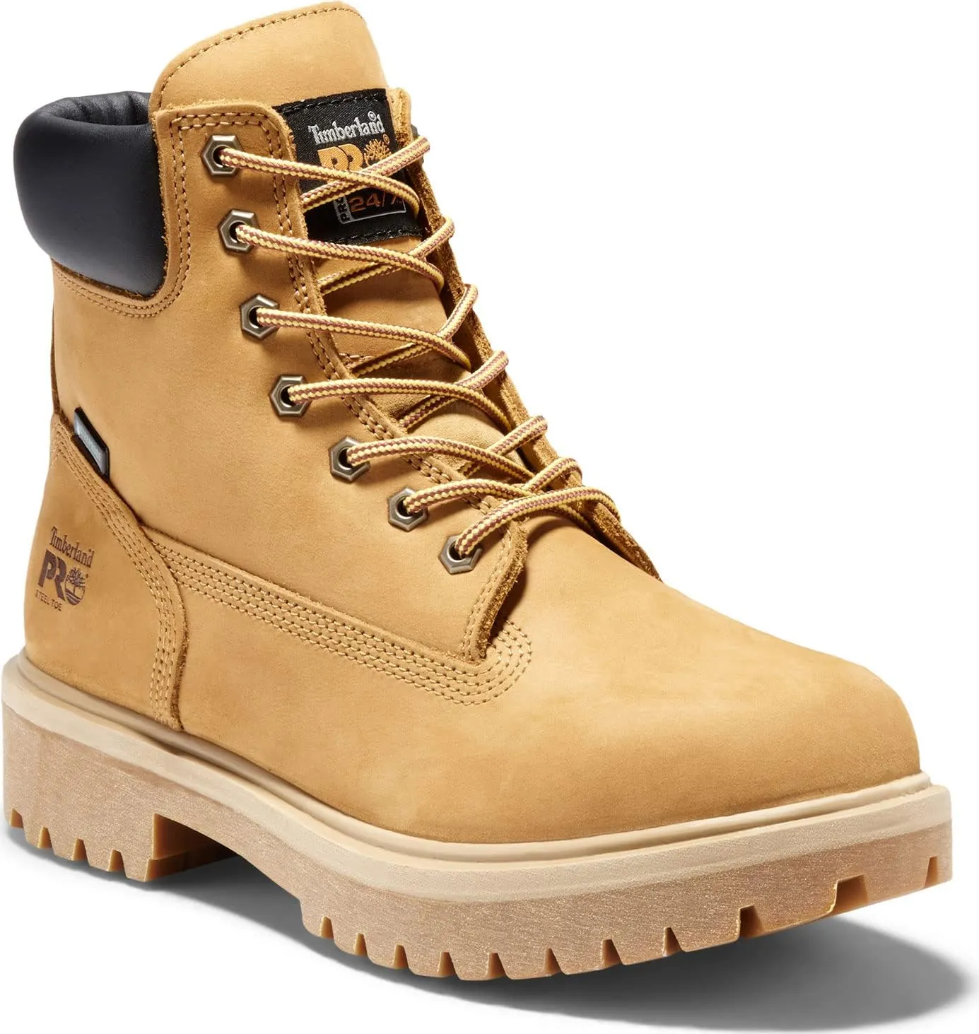 Timberland PRO Men's Direct Attach 6 Inch Steel Safety Toe Insulated Waterproof Work Boot