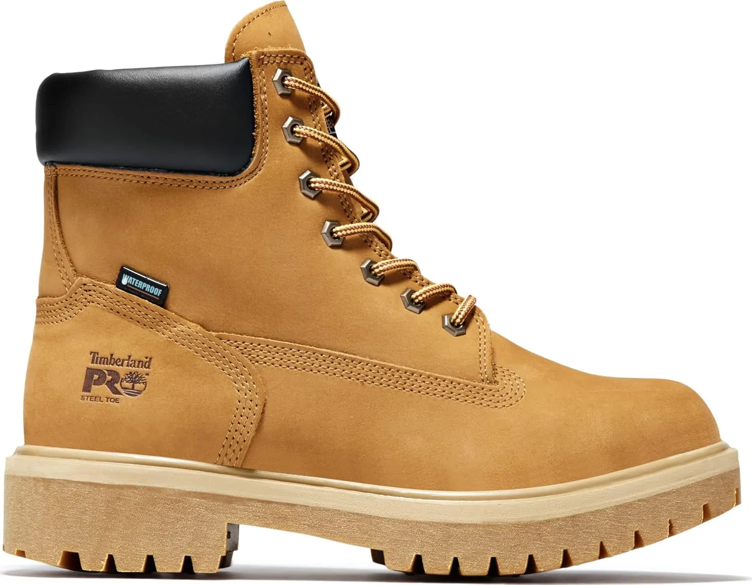 Timberland PRO Men's Direct Attach 6 Inch Steel Safety Toe Insulated Waterproof Work Boot