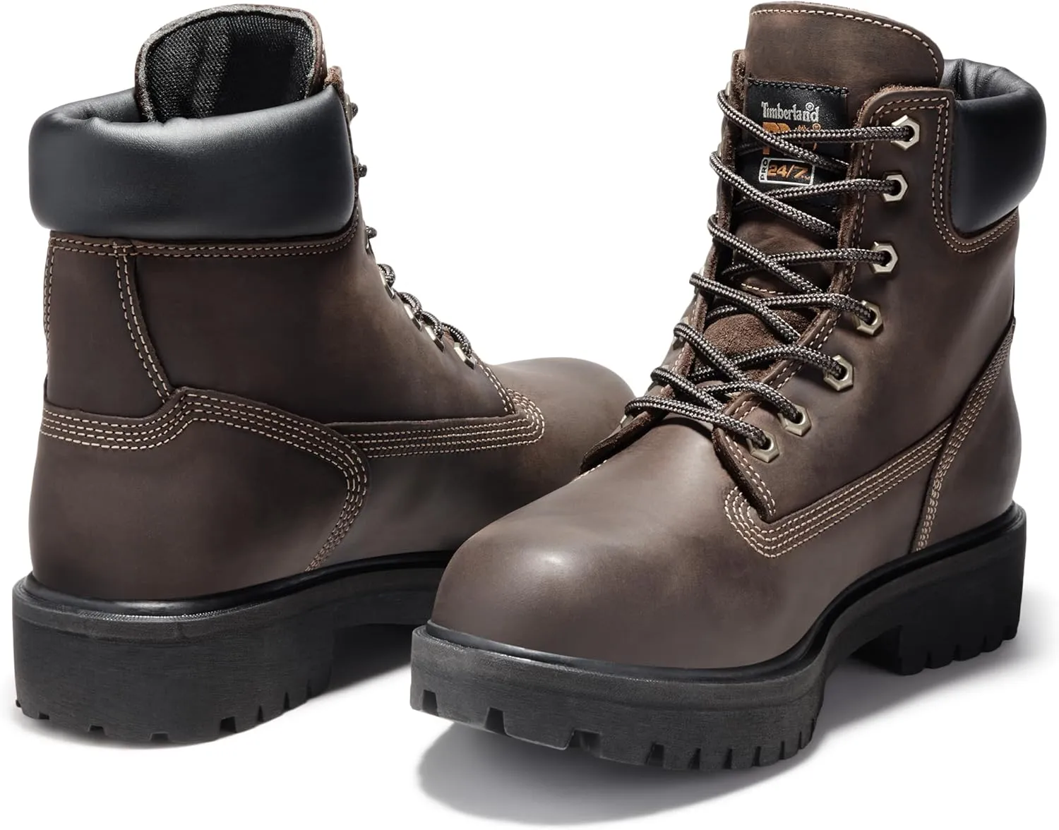 Timberland PRO Men's Direct Attach 6 Inch Steel Safety Toe Insulated Waterproof Work Boot